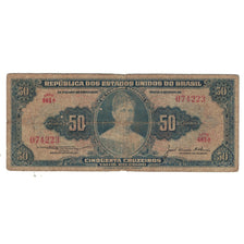 Banknote, Brazil, 50 Cruzeiros, KM:169a, VF(20-25)