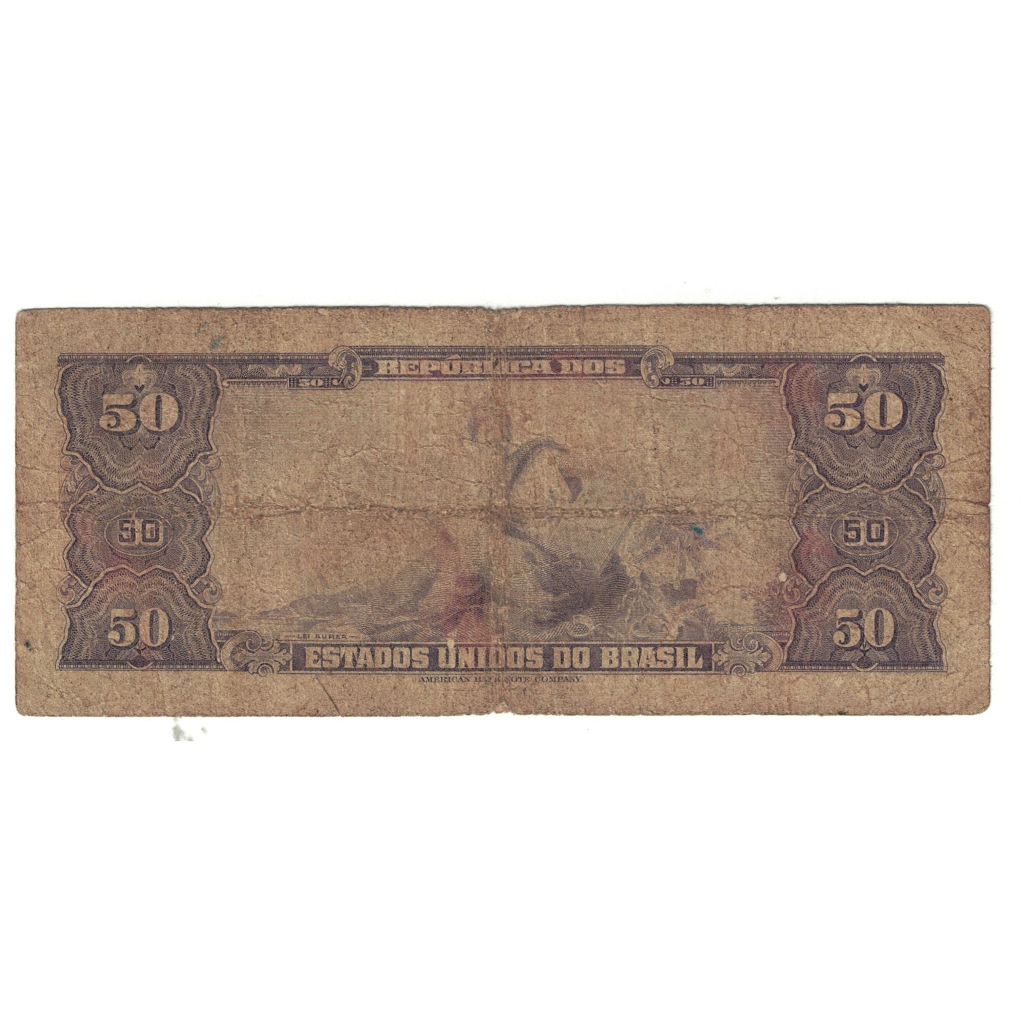 Banknote, Brazil, 50 Cruzeiros, KM:169a, VF(20-25)