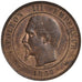 FRANCE, 10 Centimes, 1854, Paris, KM #M26, AU(55-58), Bronze, 30, Gadoury #251,.