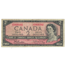 Billete, 2 Dollars, 1954, Canadá, KM:76b, MBC
