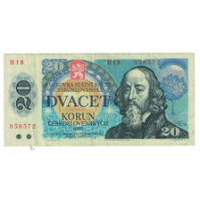 Banknote, Czechoslovakia, 20 Korun, 1988, KM:95, VF(20-25)