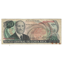 Biljet, Costa Rica, 100 Colones, 1993, 1993-09-28, KM:258, TB