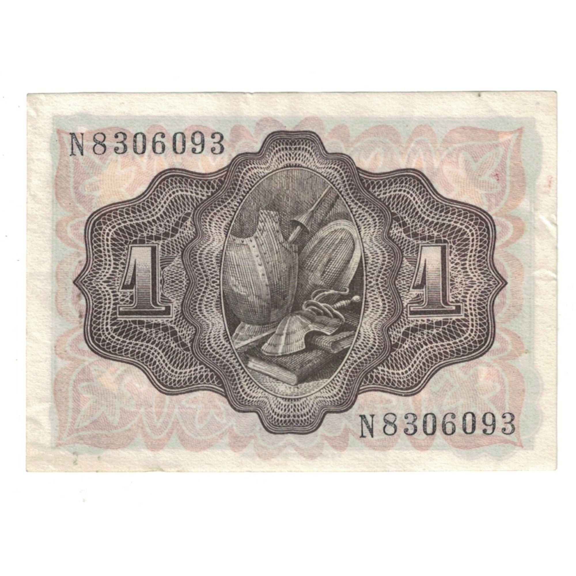 Banknote, Spain, 1 Peseta, 1951, 1951-11-19, KM:139a, AU(55-58)