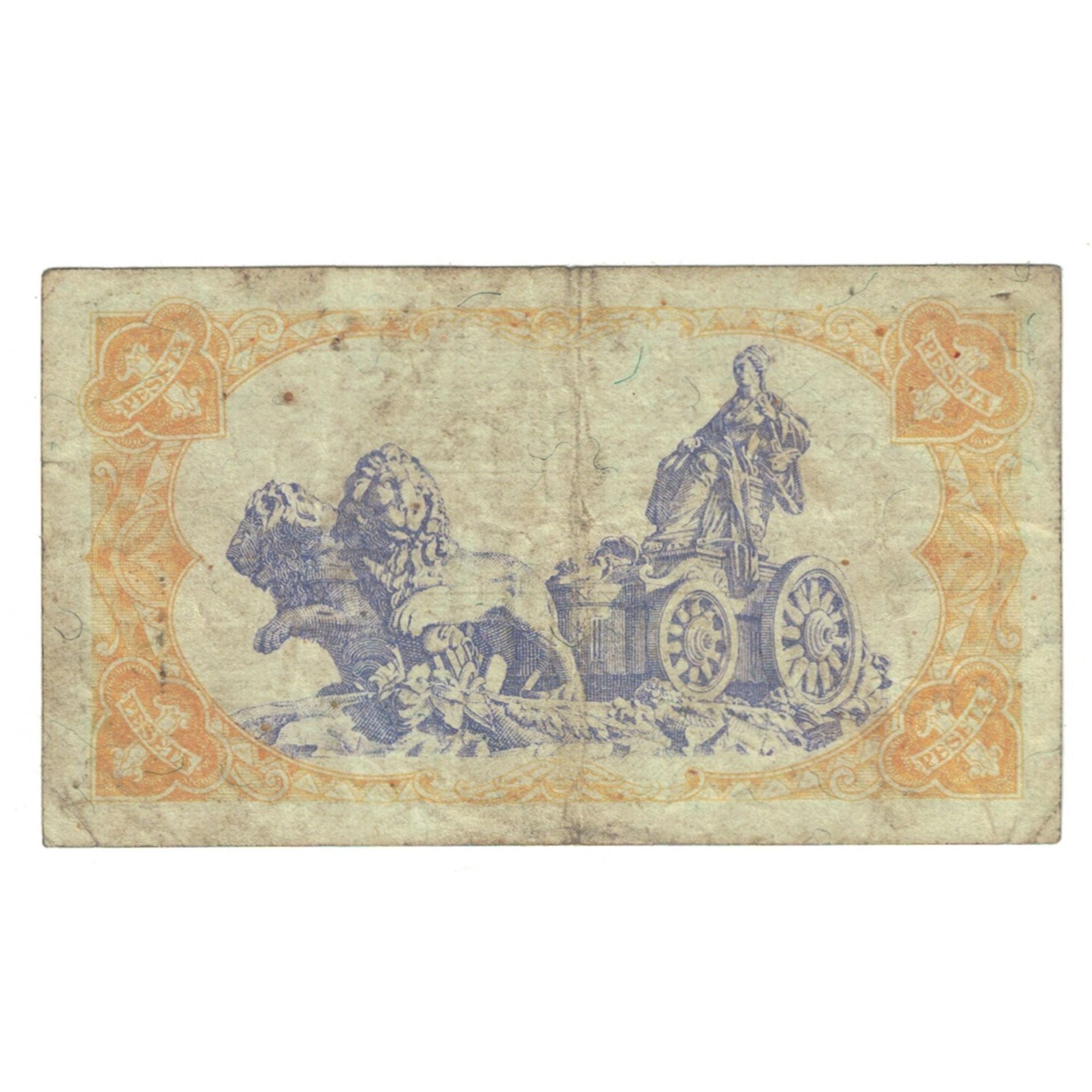 Banknote, Spain, 1 Peseta, 1937, KM:94, VF(20-25)
