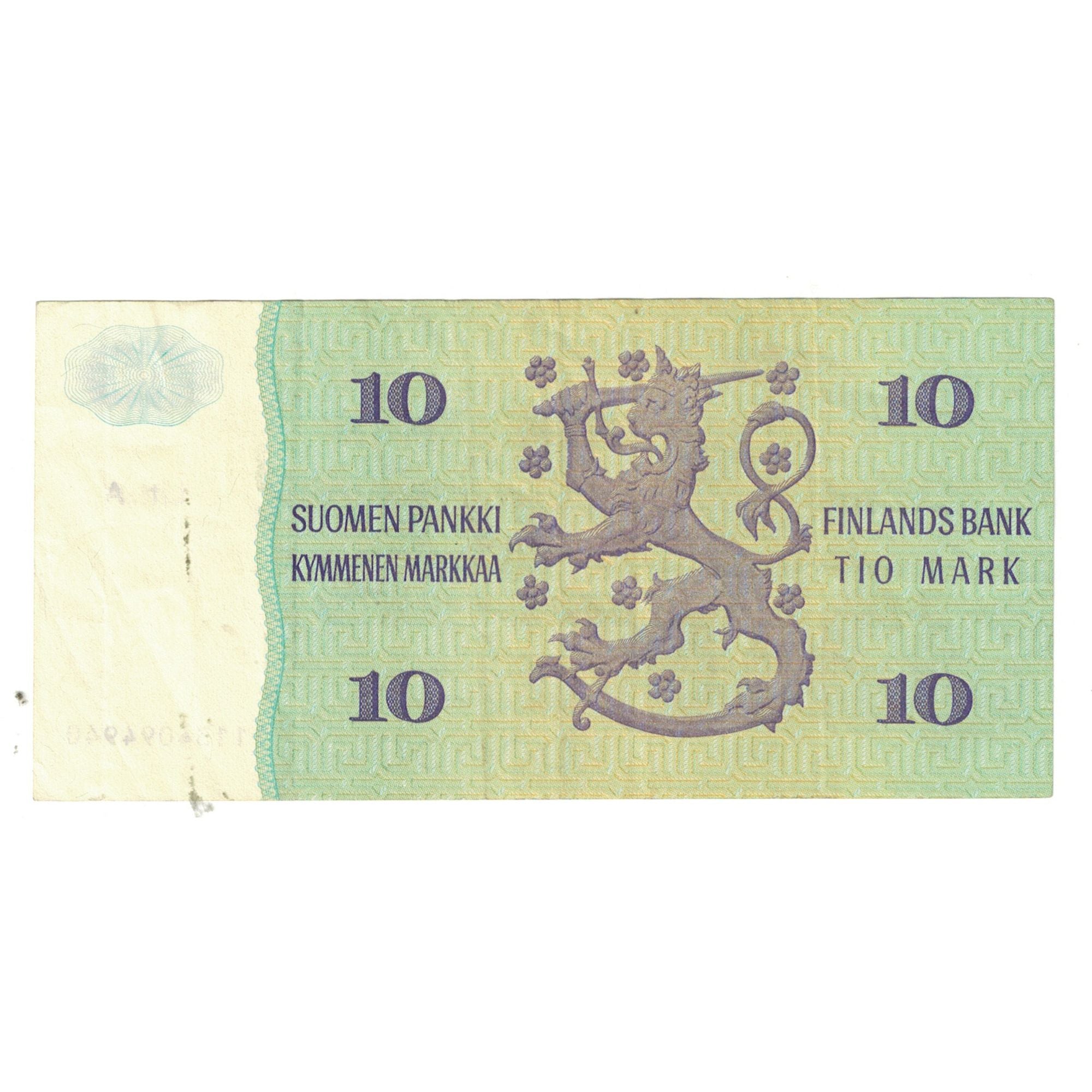 Banknote, Finland, 10 Markkaa, 1980, 1980, KM:100a, AU(55-58)