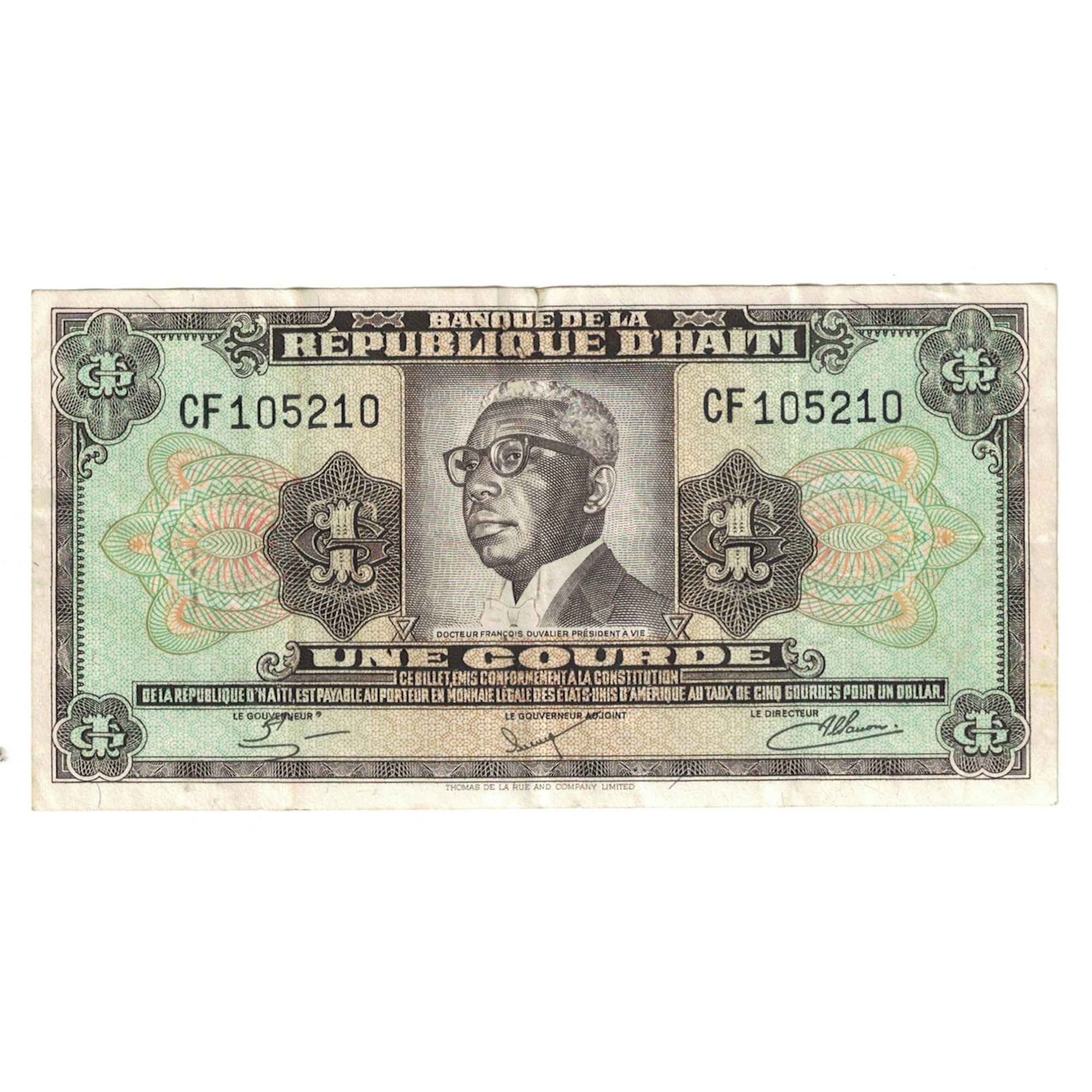 Banknote, Haiti, 1 Gourde, KM:239, EF(40-45)
