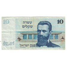 Geldschein, Israel, 10 Sheqalim, KM:45, SS