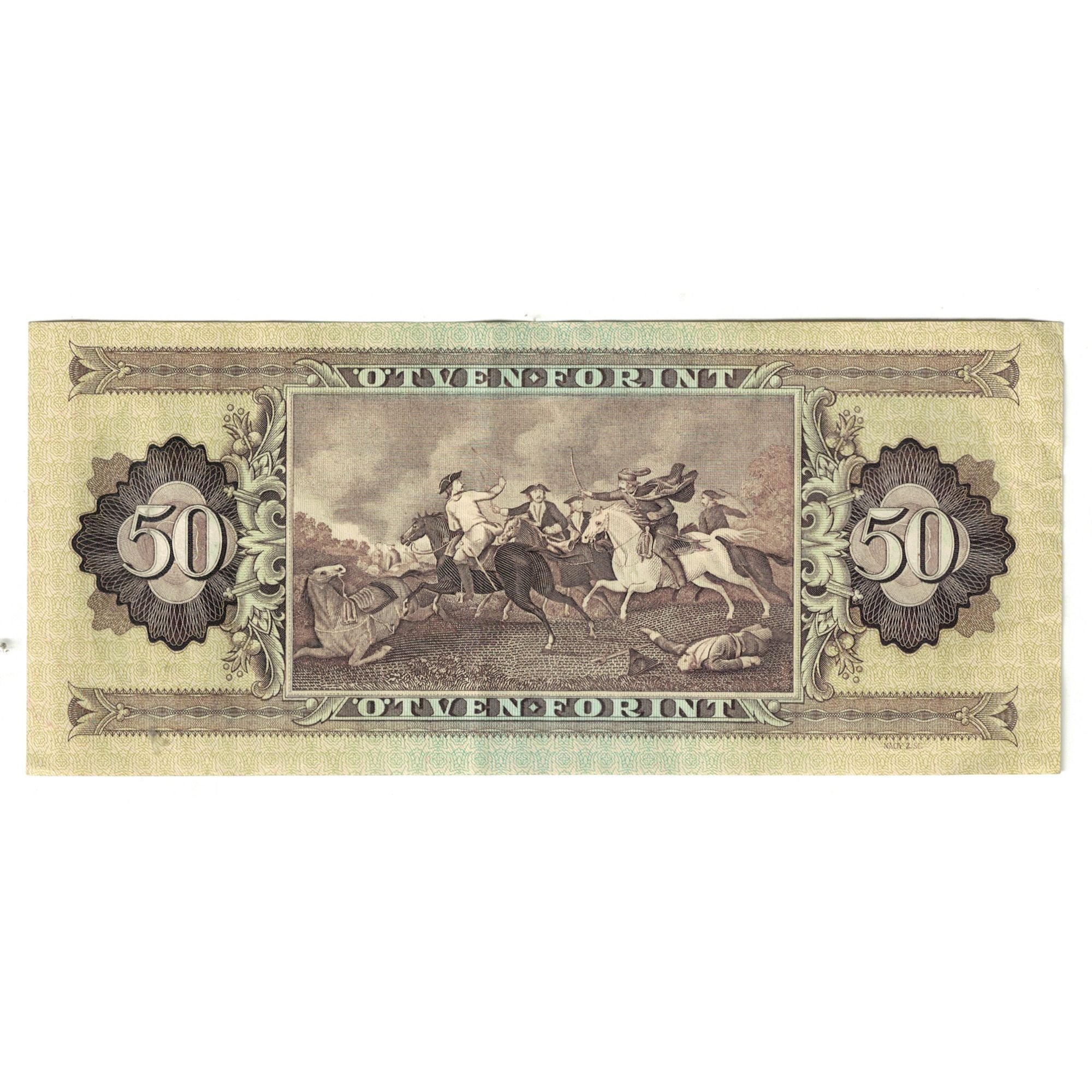 Billet, Hongrie, 50 Forint, 1989, 1989-01-10, KM:170h, SUP