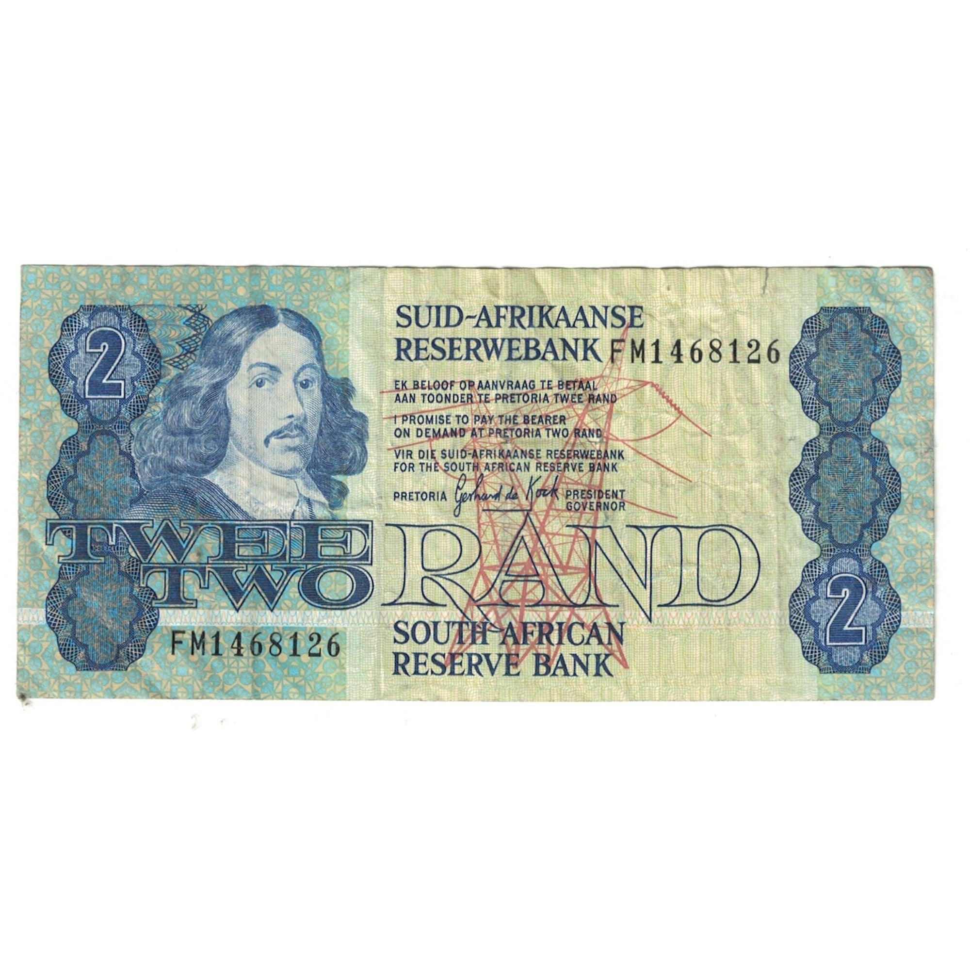 Billet, Afrique du Sud, 2 Rand, KM:118c, TB