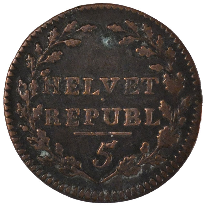 Switzerland, 1/2 Batzen, 1799, KM #A6, EF(40-45), Billon, 1.82