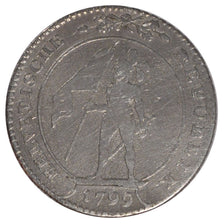 Coin, Switzerland, 5 Batzen, 1799, VF(20-25), Silver, KM:A9