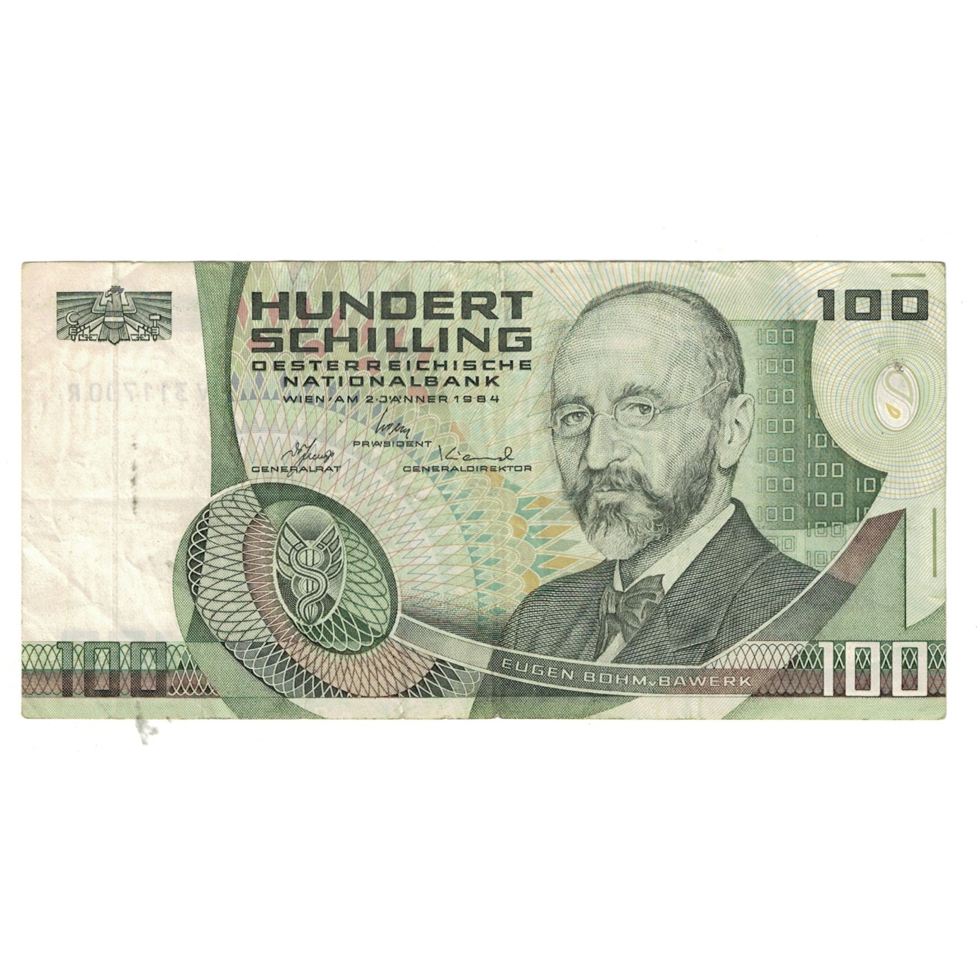 Banknote, Austria, 100 Schilling, 1984, 1984-01-02, KM:150, EF(40-45)