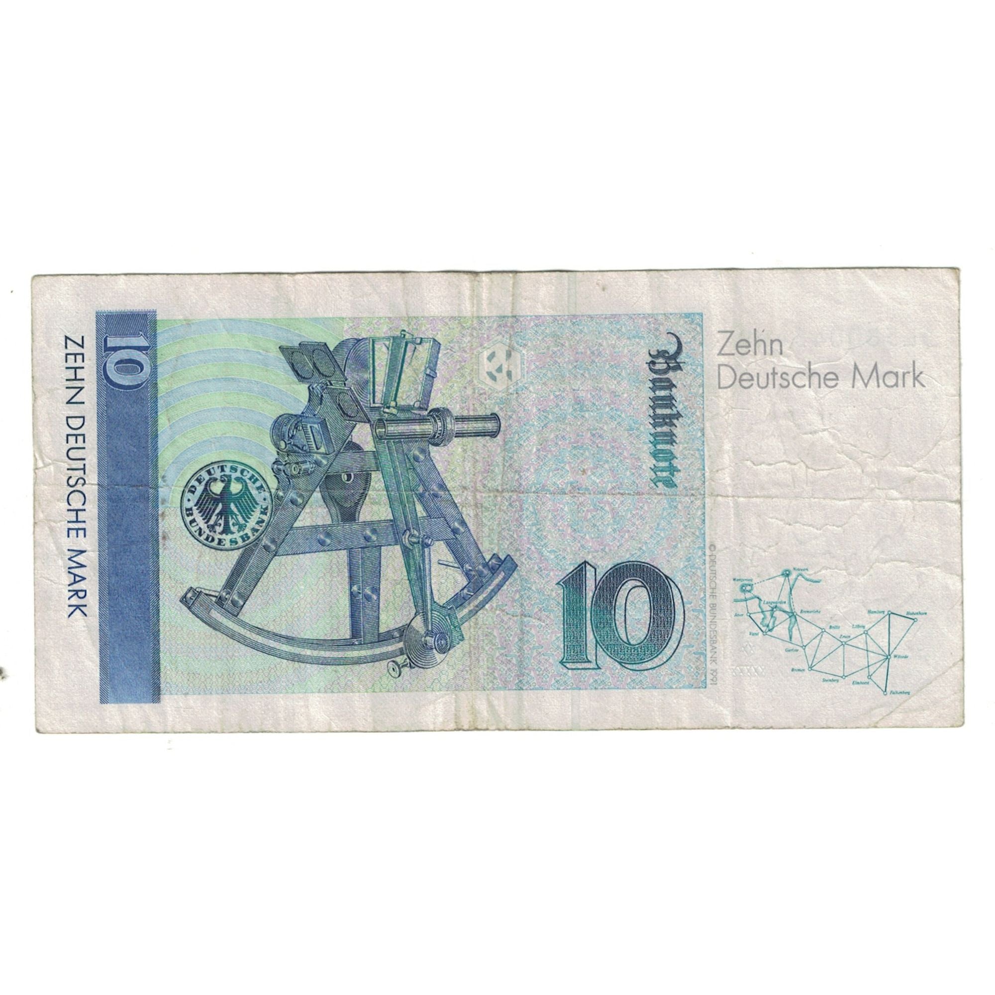Banknote, GERMANY - FEDERAL REPUBLIC, 10 Deutsche Mark, 1993, 1993-10-01