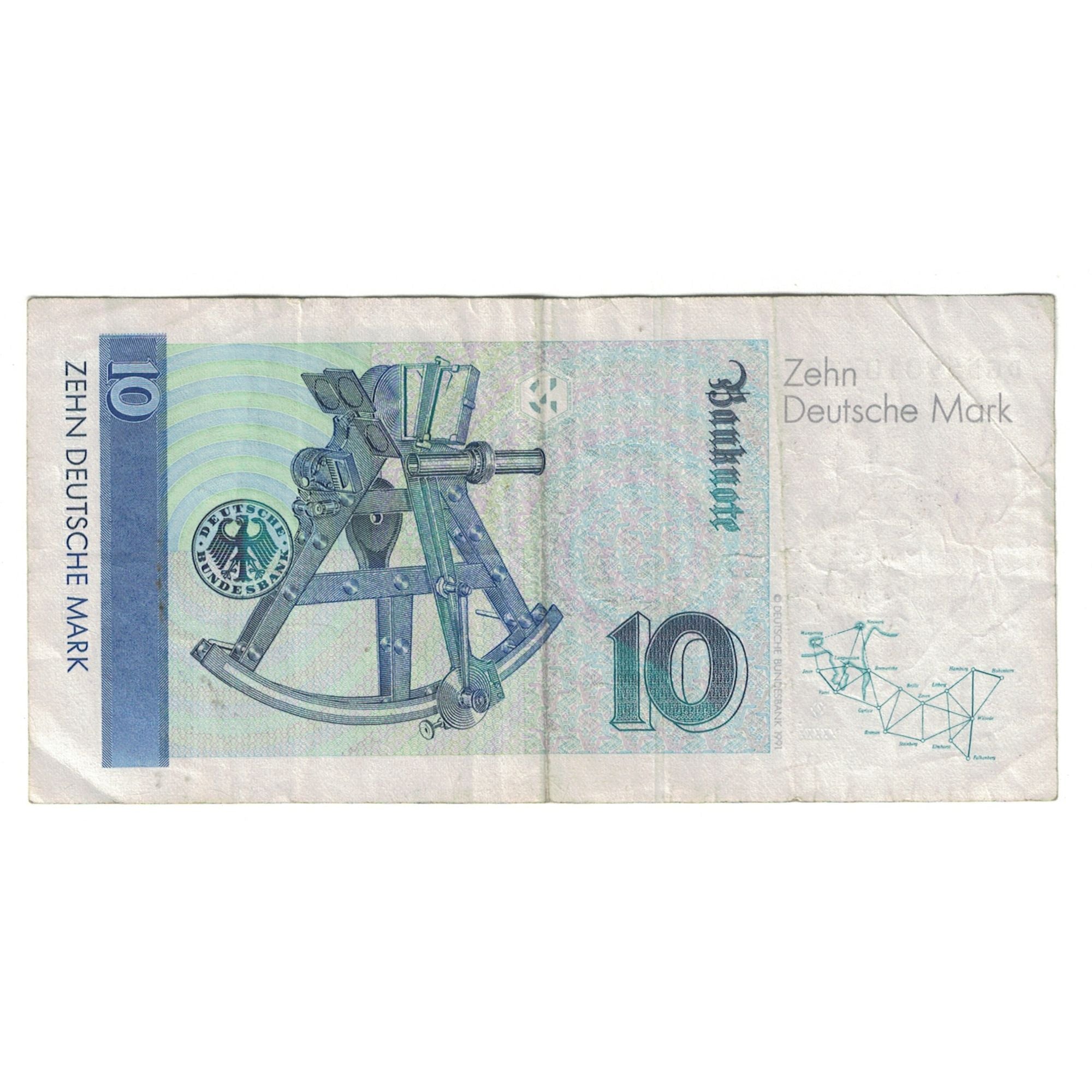 Banknote, GERMANY - FEDERAL REPUBLIC, 10 Deutsche Mark, 1993, 1993-10-01