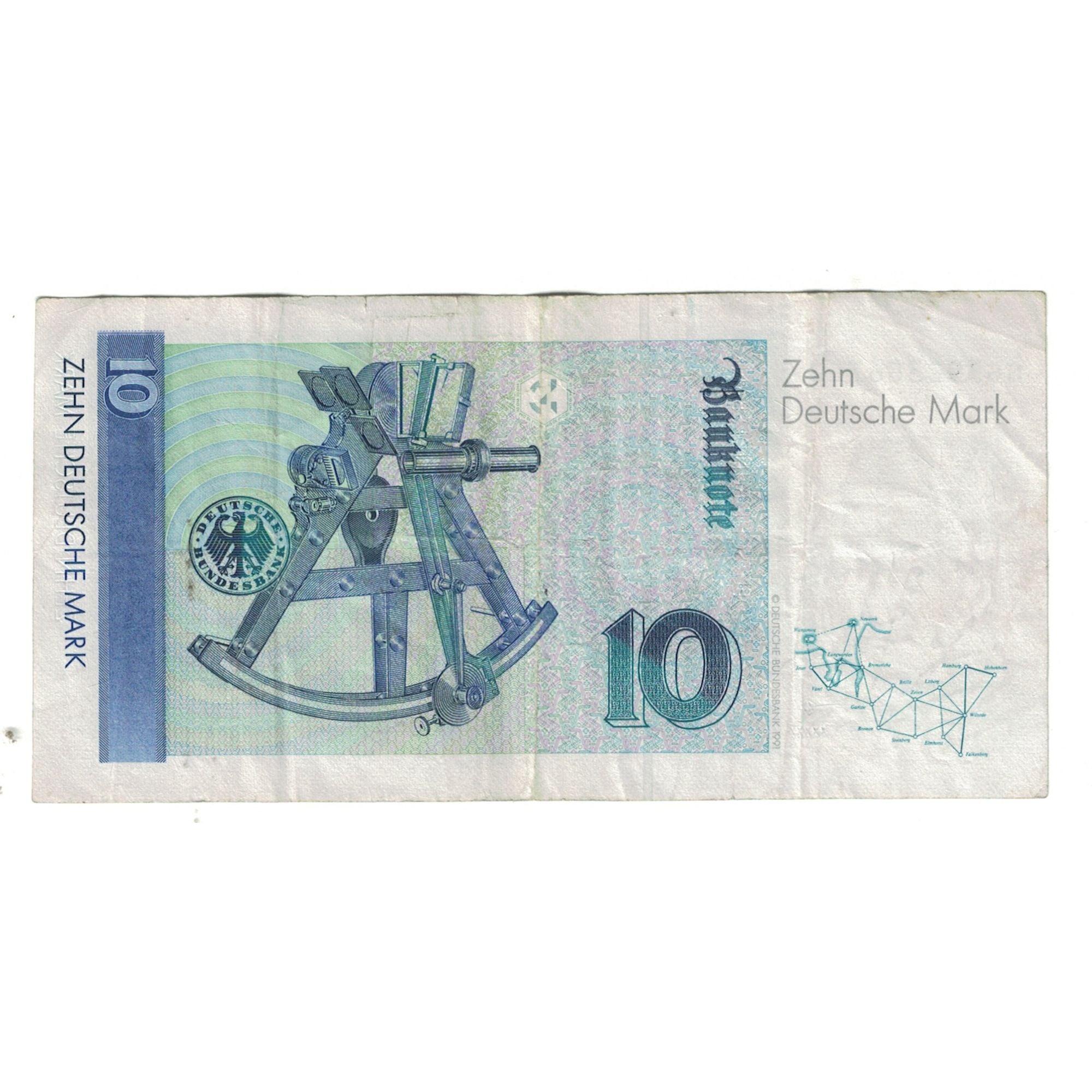 Banknote, GERMANY - FEDERAL REPUBLIC, 10 Deutsche Mark, 1993, 1993-10-01