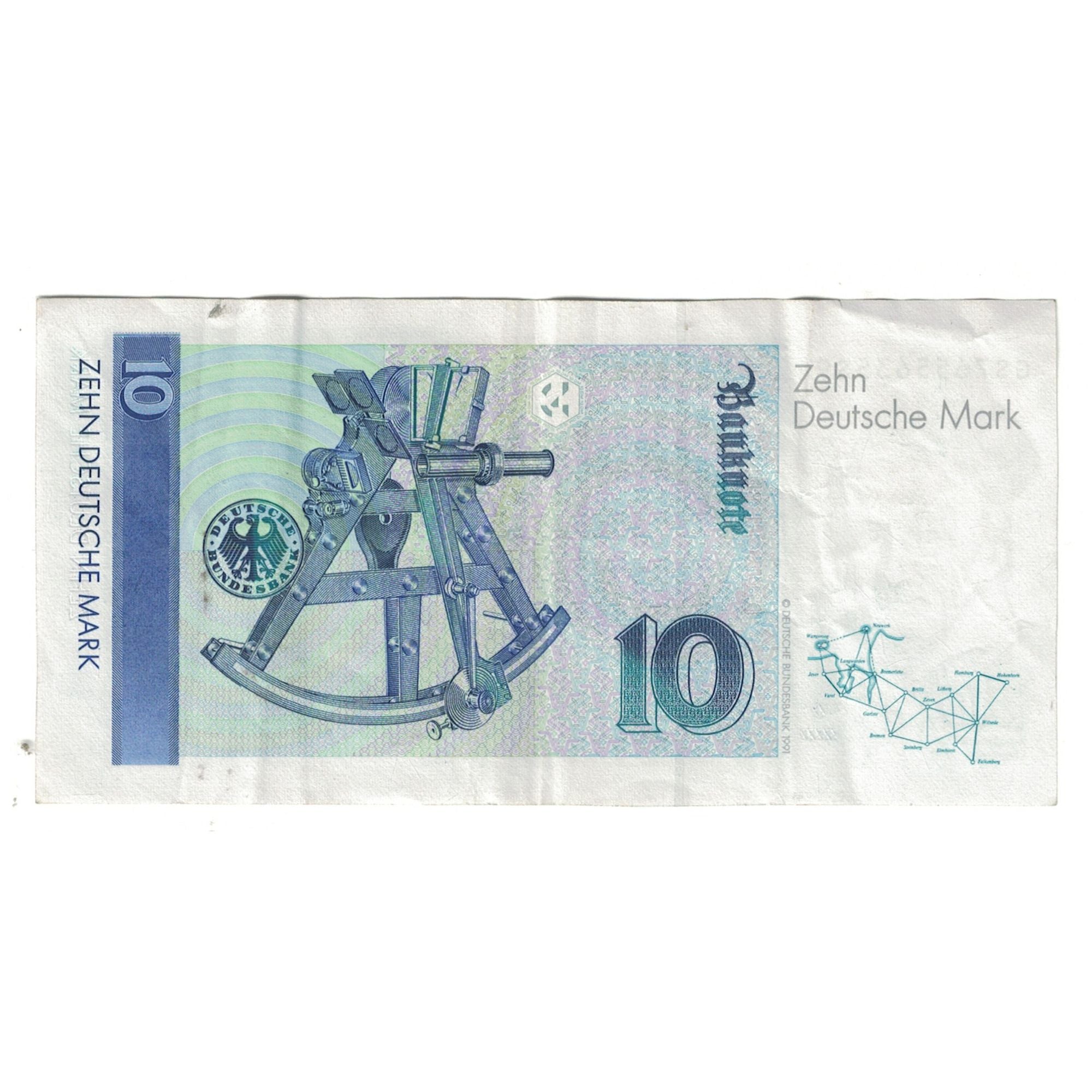 Banknote, GERMANY - FEDERAL REPUBLIC, 10 Deutsche Mark, 1993, 1993-10-01