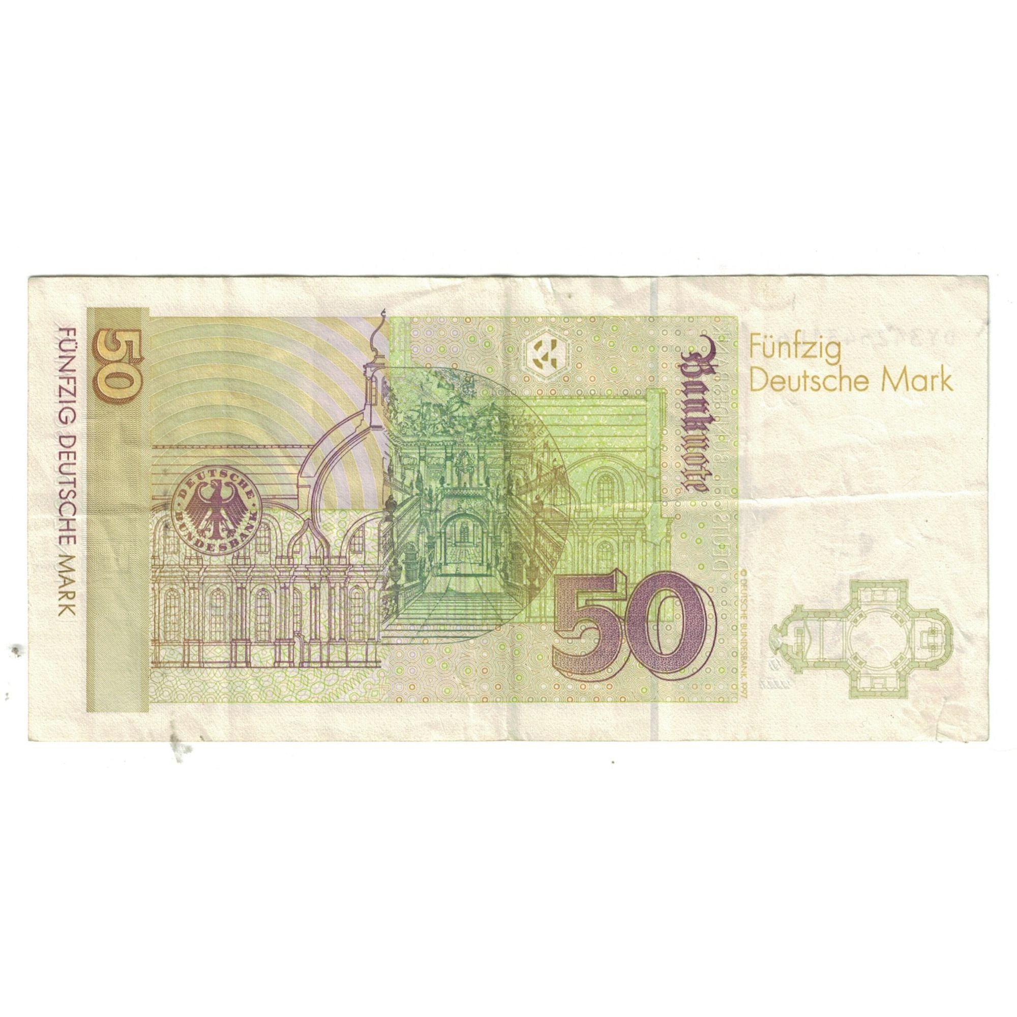 Banknote, GERMANY - FEDERAL REPUBLIC, 50 Deutsche Mark, 1996, 1996-01-02, KM:45