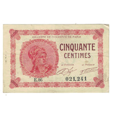 Francia, 50 Centimes, Other, 1920, E.86, PARIS, BB