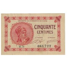 France, 50 Centimes, Other, 1920, H.78, PARIS, EF(40-45)