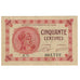 France, 50 Centimes, Other, 1920, H.78, PARIS, EF(40-45)