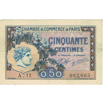 Francia, 50 Centimes, PIROT 97.31, 1922, A.11, PARIS, BB