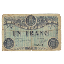 France, Laval, 1 Franc, 1920, VF(20-25), Pirot:67-5