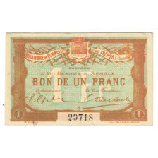 France, Le Tréport, 1 Franc, 1916, AU(55-58), Pirot:71-29
