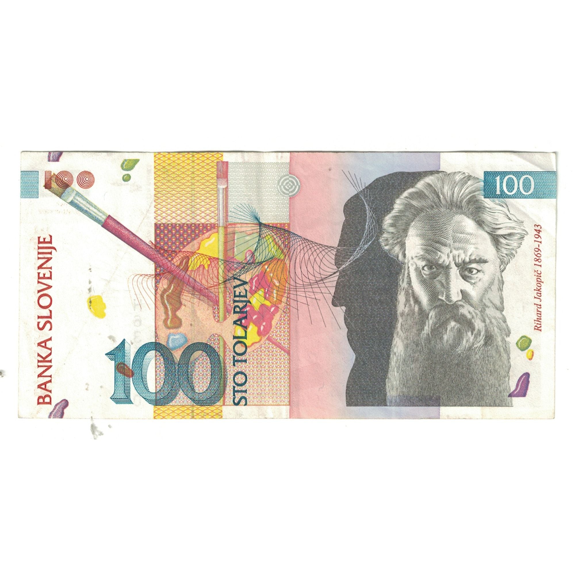 Banknote, Slovenia, 100 Tolarjev, 1992, 1992-01-15, KM:31a, EF(40-45)
