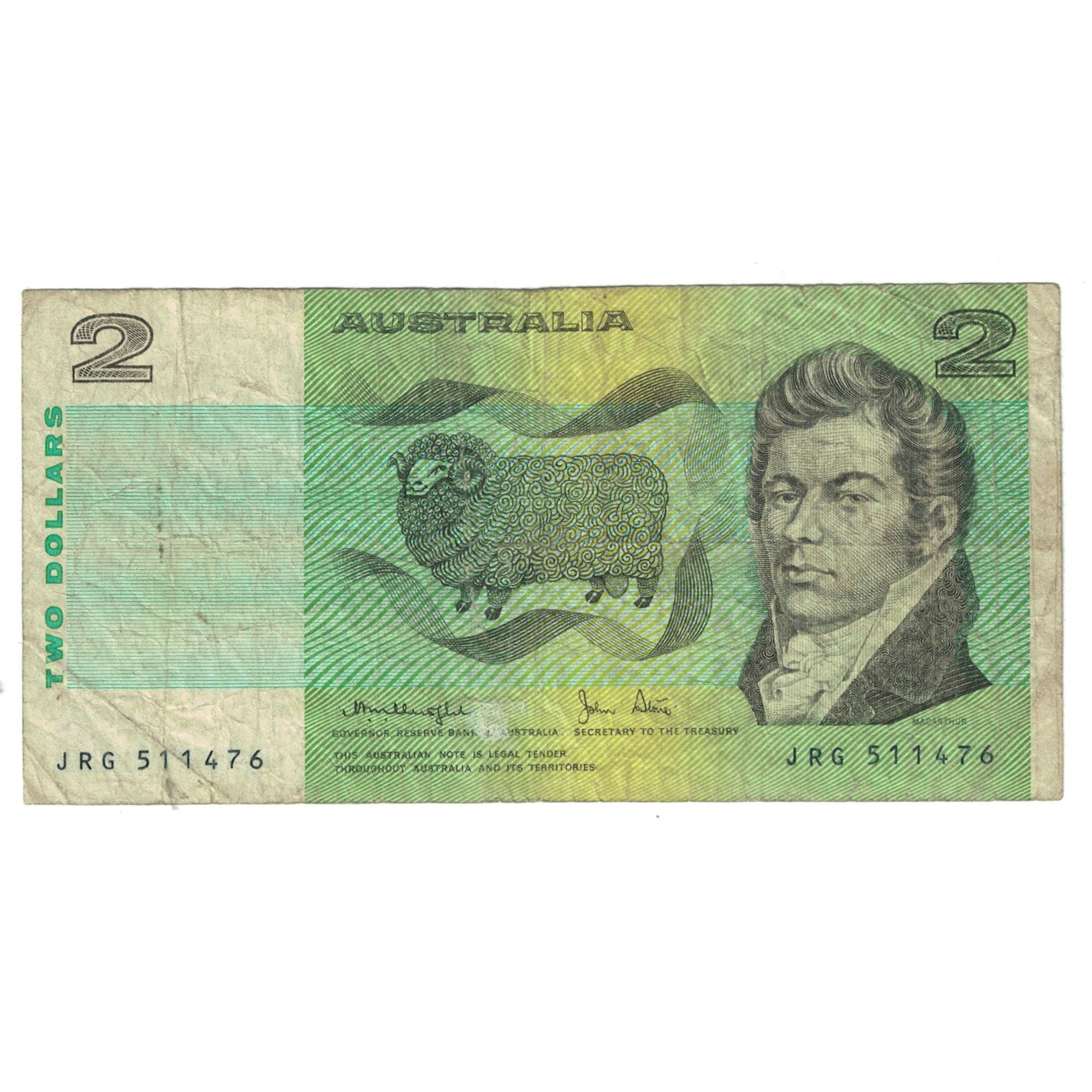 Banknote, Australia, 2 Dollars, 1979, KM:43c, VF(20-25)