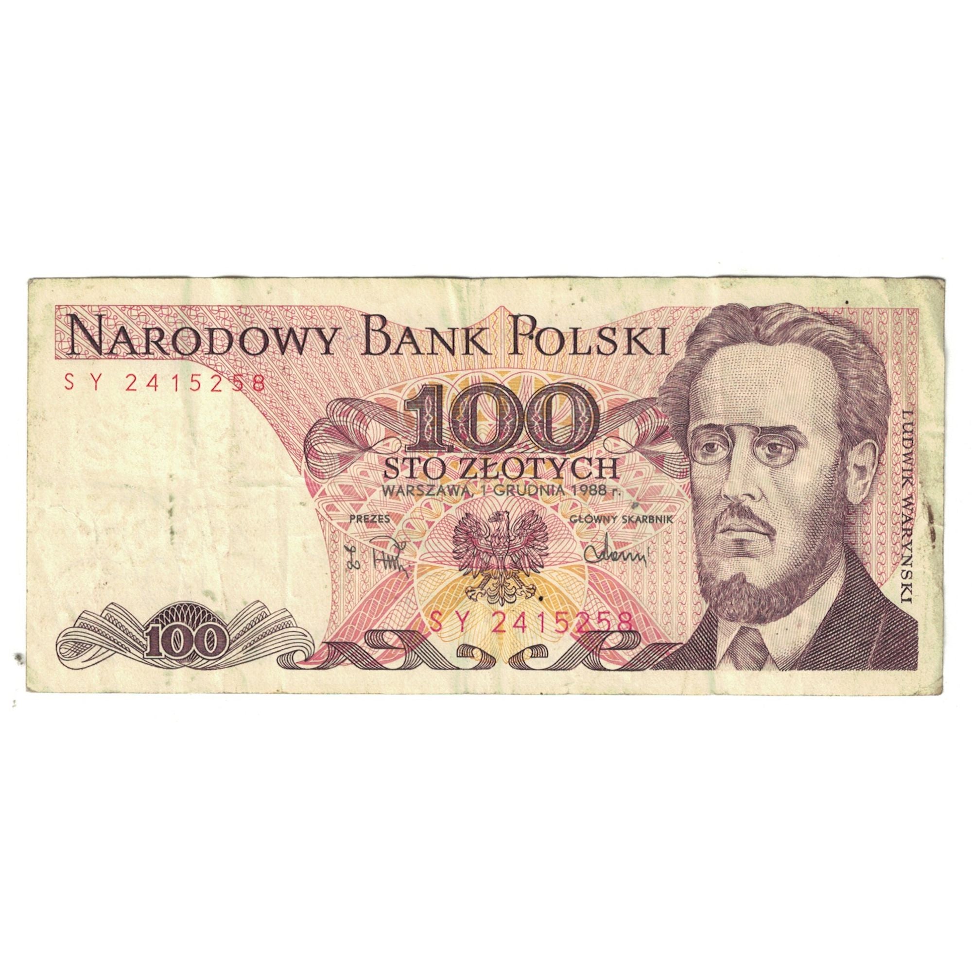 Banknote, Poland, 100 Zlotych, 1988, 1988-12-01, KM:143c, VF(20-25)
