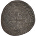 FRANCE, Blanc à la couronne, 1455, Poitiers, VF(20-25), Silver, Duplessy #519C,
