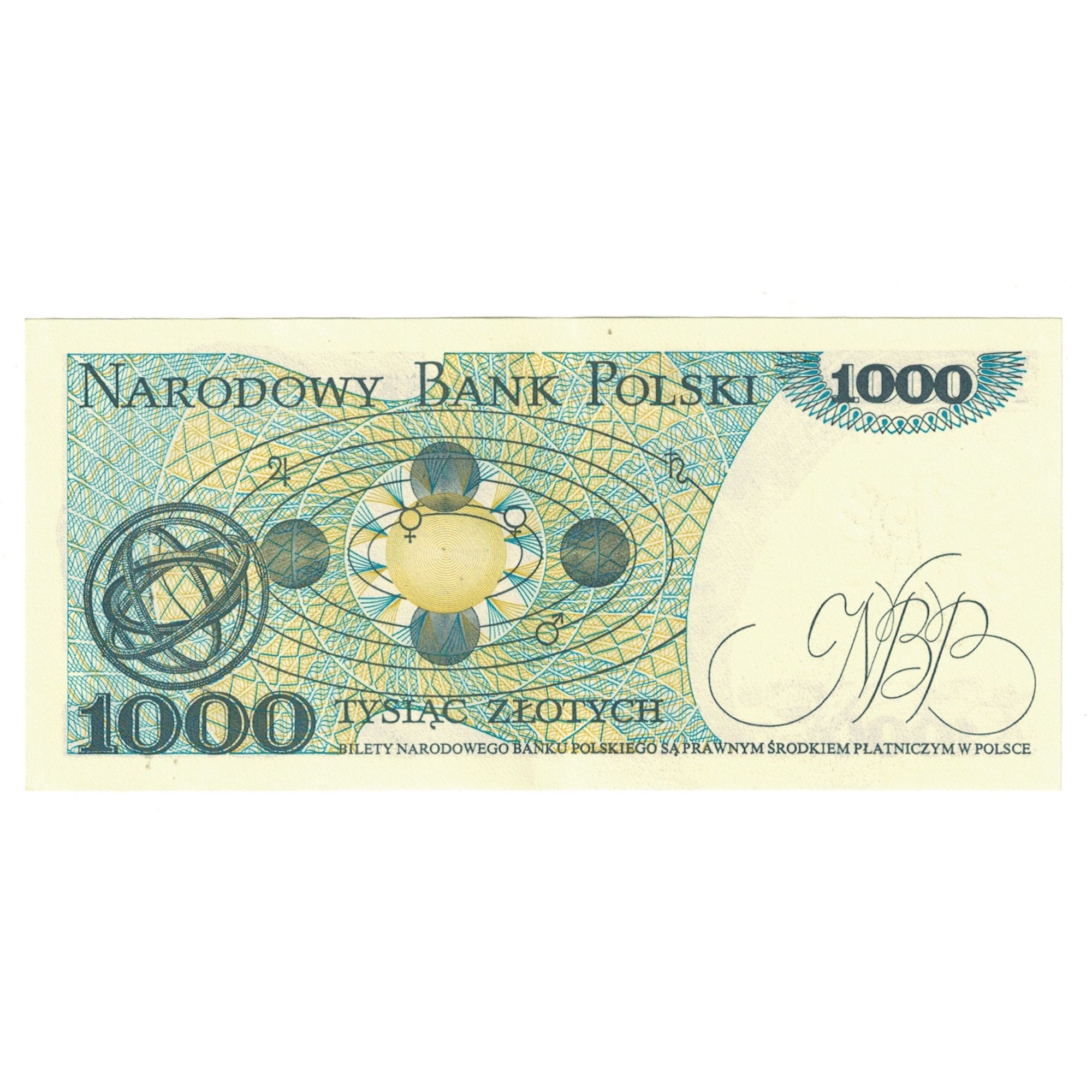 Billet, Pologne, 1000 Zlotych, 1982, 1982-06-01, KM:146c, SPL