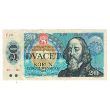 Banknote, Czechoslovakia, 20 Korun, 1988, EF(40-45)