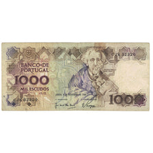 Banknote, Portugal, 1000 Escudos, 1989, 1989-11-09, KM:181h, EF(40-45)