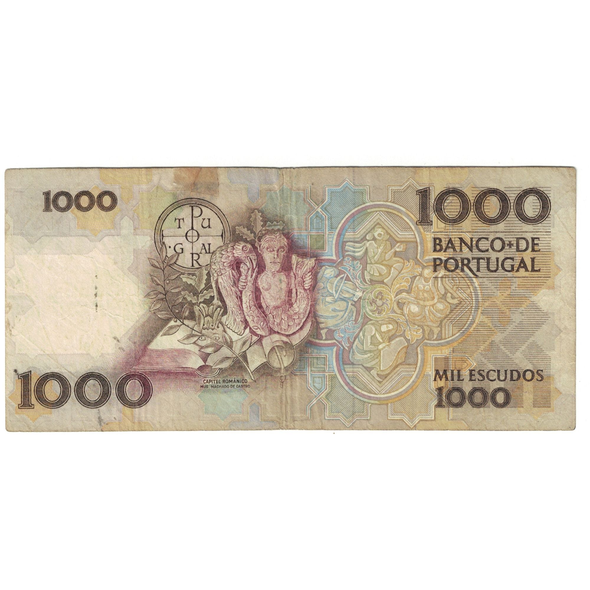 Banknote, Portugal, 1000 Escudos, 1989, 1989-11-09, KM:181h, EF(40-45)