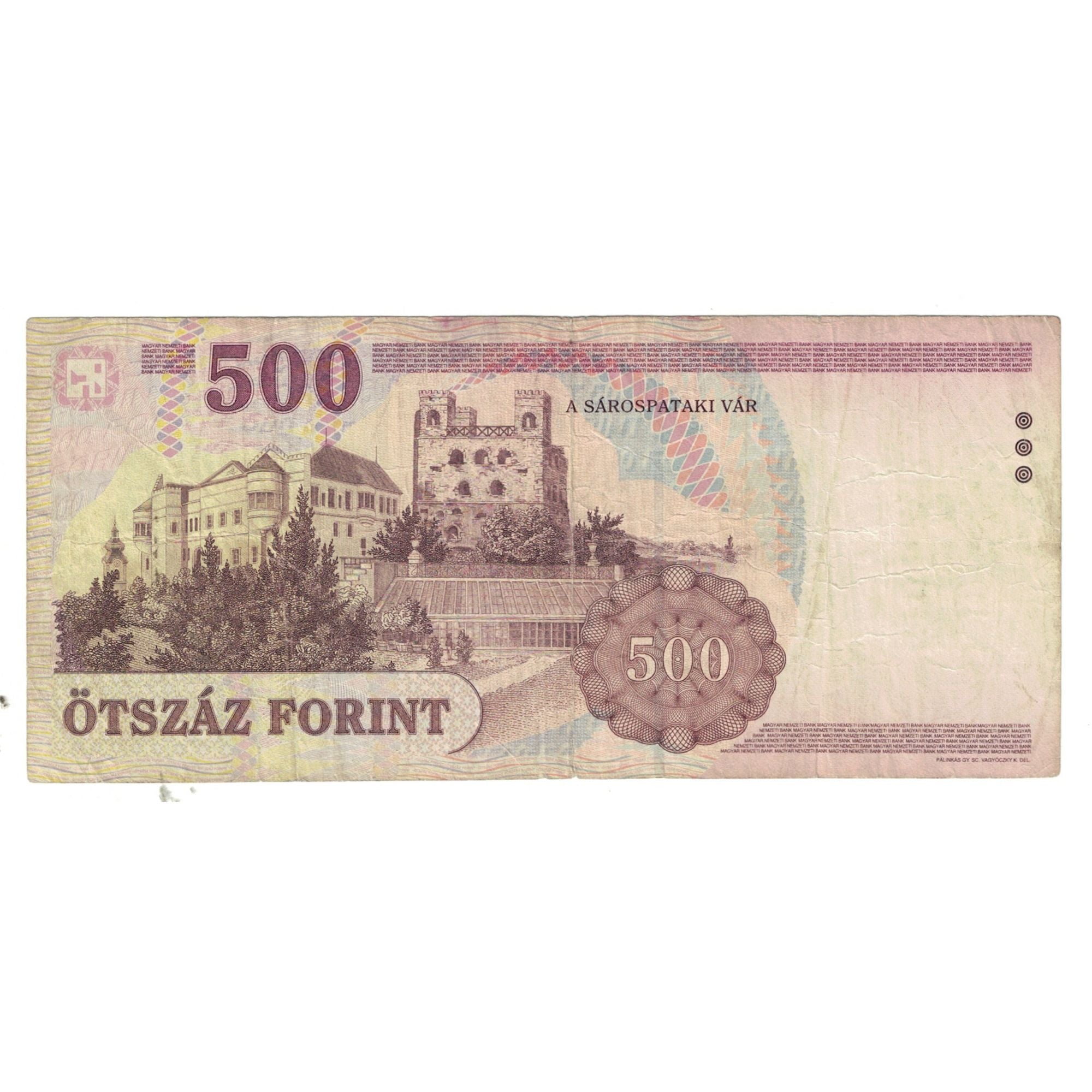 Banknote, Hungary, 500 Forint, 1998, KM:179a, EF(40-45)