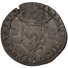 FRANCE, Douzain, 1594, Saint André Villeneuve Les Avignon, VF(20-25), Billon, S.