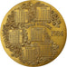 France, Medal, Calendrier, Nouvelle Année, Fleurs, 1984, AU(55-58), Bronze