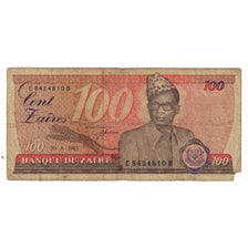 Banconote, Zaire, 100 Zaïres, 1983, 1983-06-30, KM:29a, B+