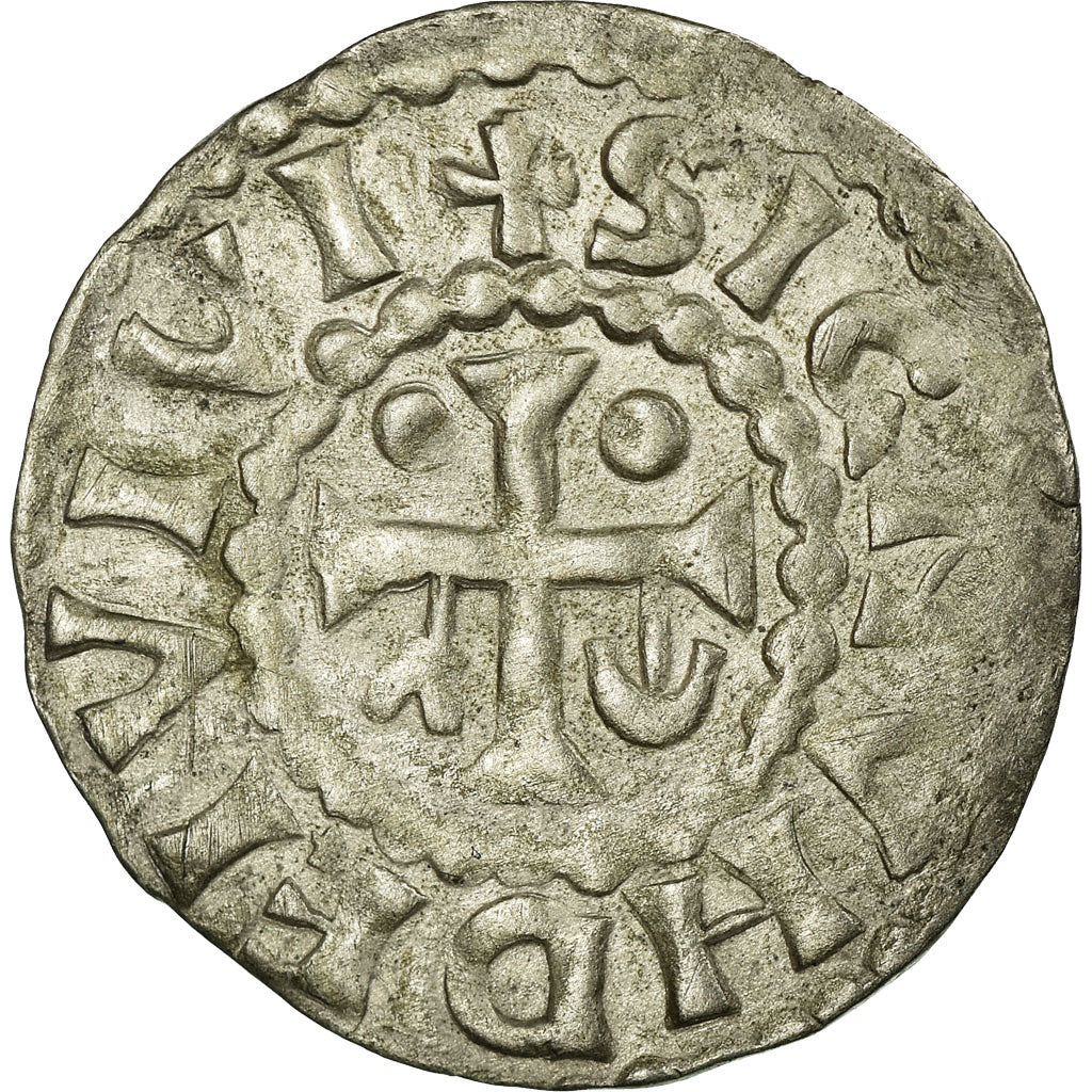 Coin, France, Denarius, AU(55-58), Silver, Boudeau:170