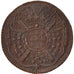 FRENCH STATES, 20 Sols, 1708, KM #7, EF(40-45), Copper, Boudeau #2313, 7.01