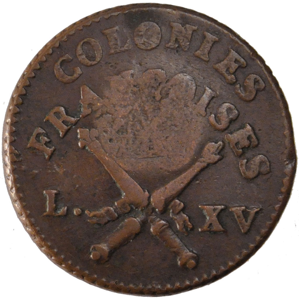 FRANCE, Sol, 1793, EF(40-45), Copper, Brandon #268, 11.77