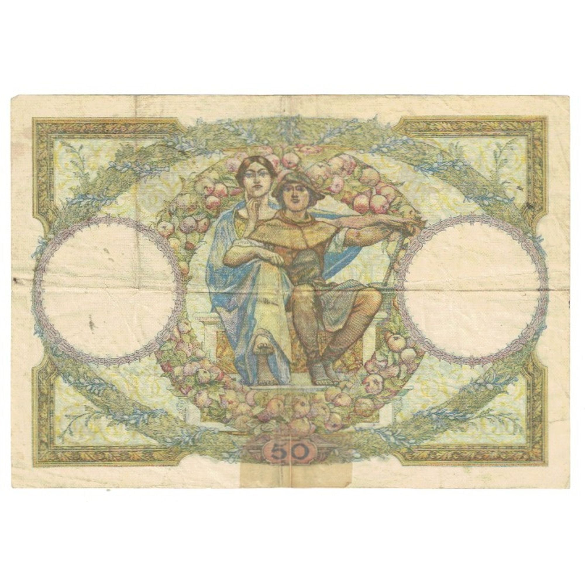 Frankreich, 50 Francs, Luc Olivier Merson, 1932, W.9965 962, S, Fayette:16.3