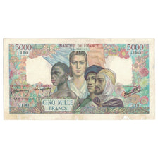 Frankrijk, 5000 Francs, Empire Français, 1945, G.1363 320, TTB, Fayette:47.45