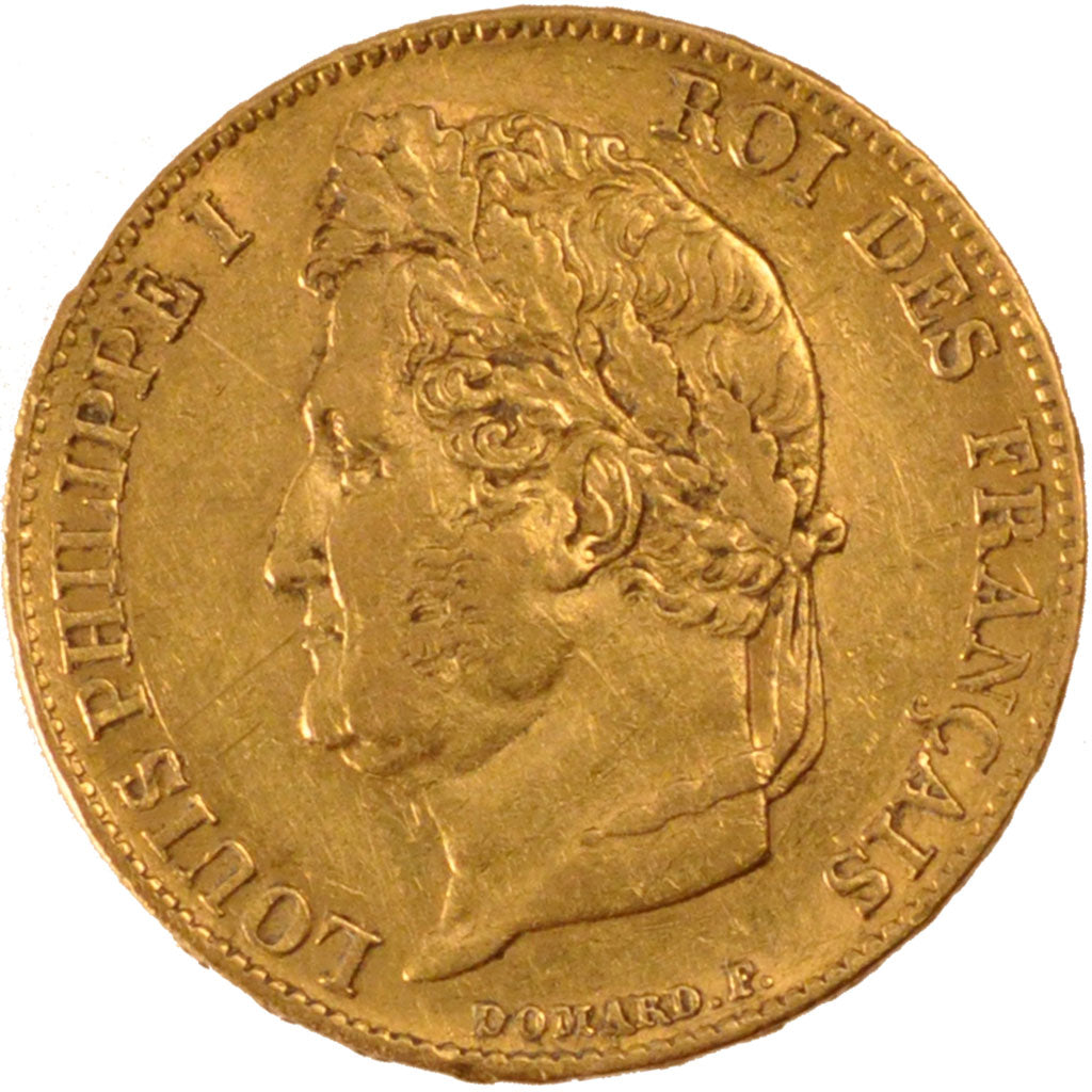 Louis Philippe I, 20 Francs or tête laurée
