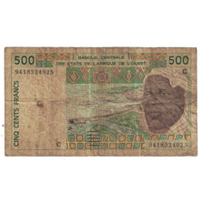 Banknote, West African States, 500 Francs, KM:110Ae, VF(20-25)