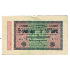 Geldschein, Deutschland, 20,000 Mark, 1923, 1923-02-20, KM:85d, SS