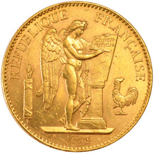 FRANCE, 100 Francs, 1908, Paris, AU(50-53), Gold, Gadoury #1137a, 32.28