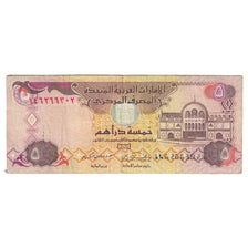 Billet, Émirats arabes unis, 5 Dirhams, KM:7a, SUP