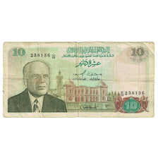 Banknote, Tunisia, 10 Dinars, 1980, 1980-10-15, KM:76, VF(20-25)